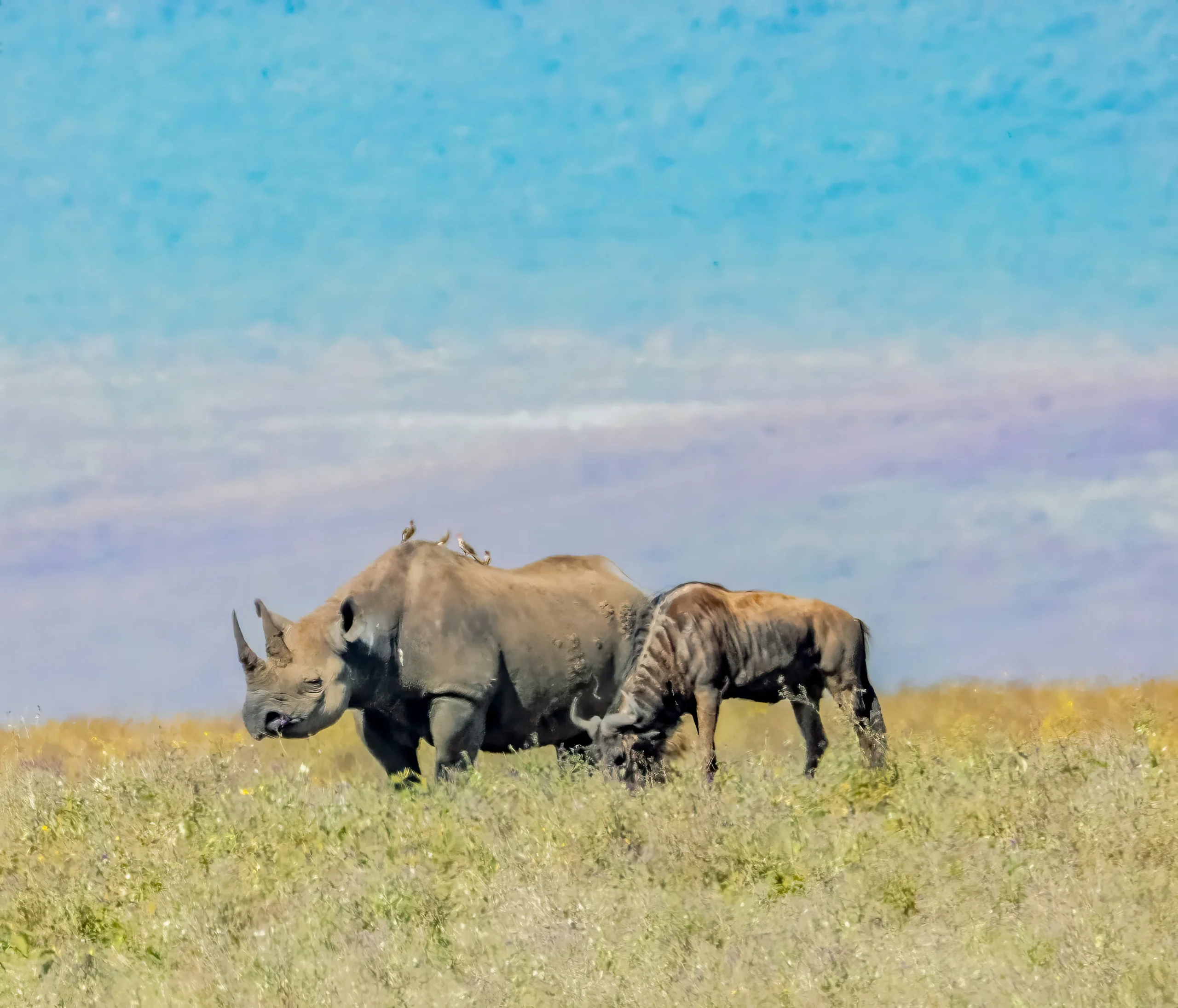 The Ngorongoro Crater from the rim